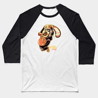 Kong Attack Baseball T-Shirt